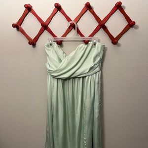 Strapless Light Green Formal Dress